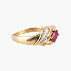 Bague Rubis et Diamants