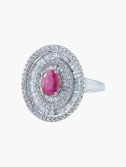 Bague Rubis et Diamants