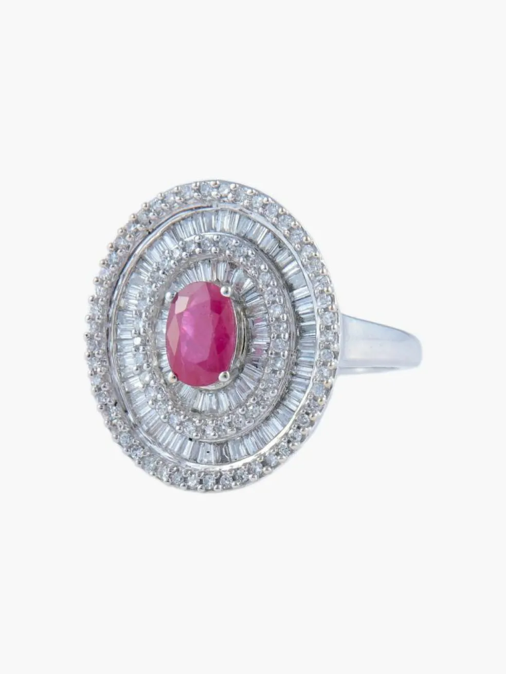 Bague Rubis et Diamants