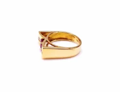 Bague rubis et diamants