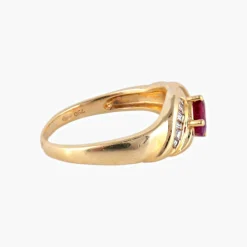 Bague Rubis et Diamants