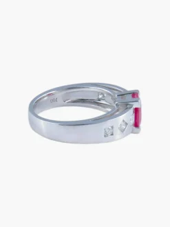 Bague Rubis et Diamants