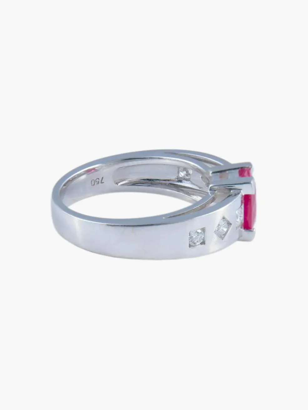 Bague Rubis et Diamants