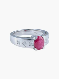Bague Rubis et Diamants