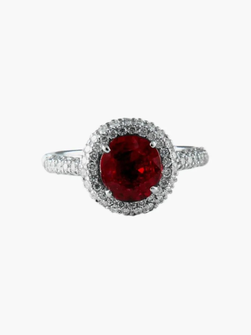 Bague Rubis et Diamants