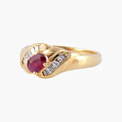 Bague Rubis et Diamants