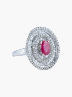 Bague Rubis et Diamants