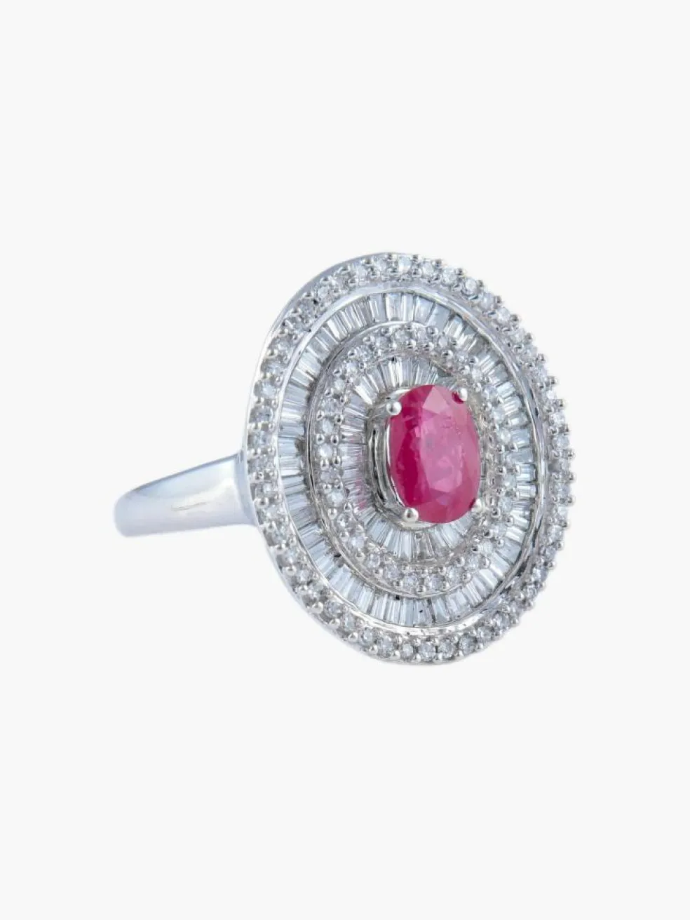 Bague Rubis et Diamants