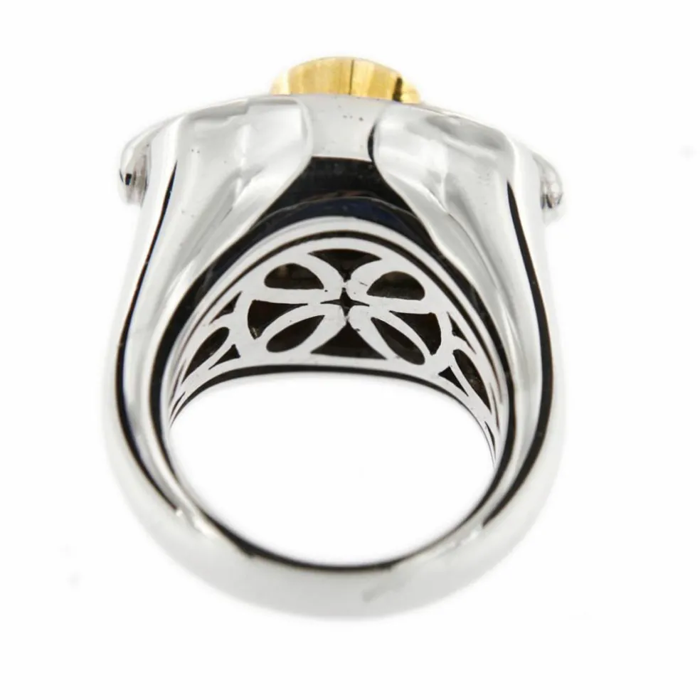 Bague rubis et diamants