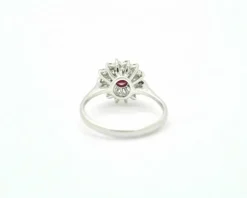 Bague rubis et diamants du Mozambique