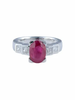 Bague Rubis et Diamants princesse
