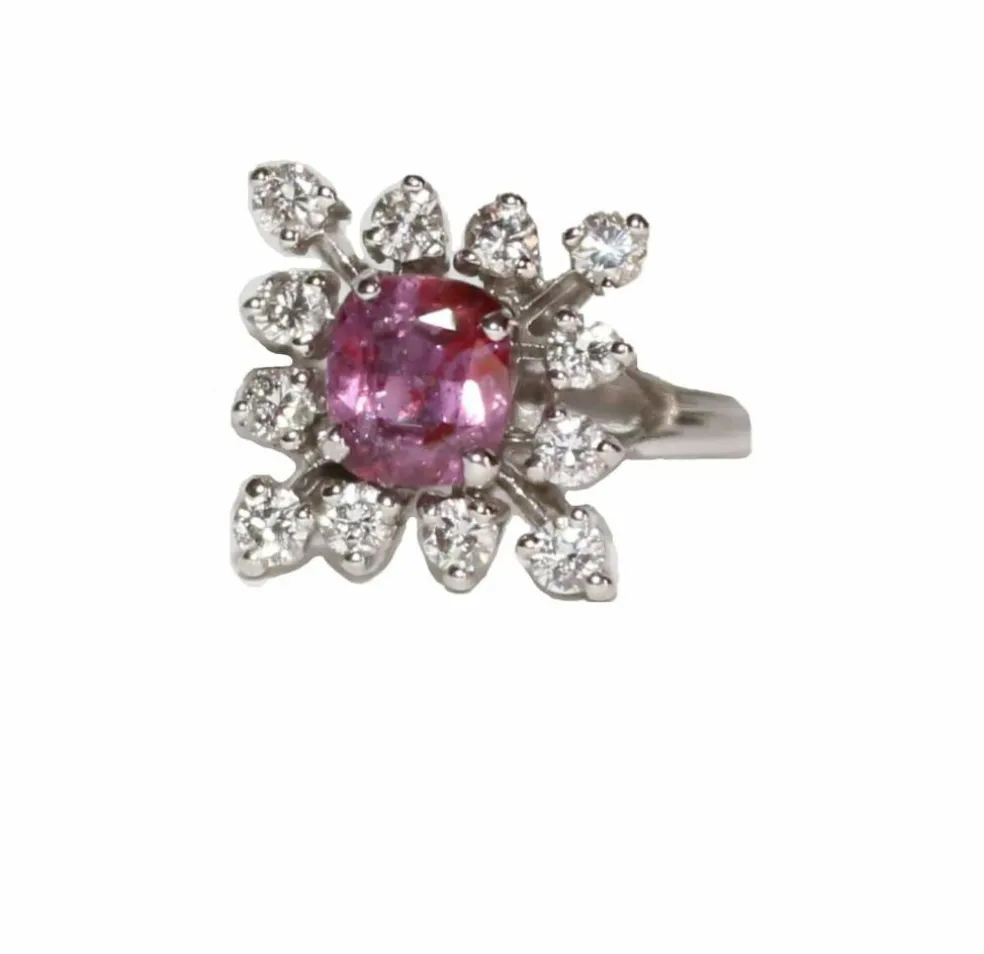 Bague rubis naturel