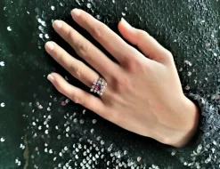 Bague rubis naturel