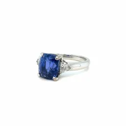 Bague Saphir 6 carats Diamants