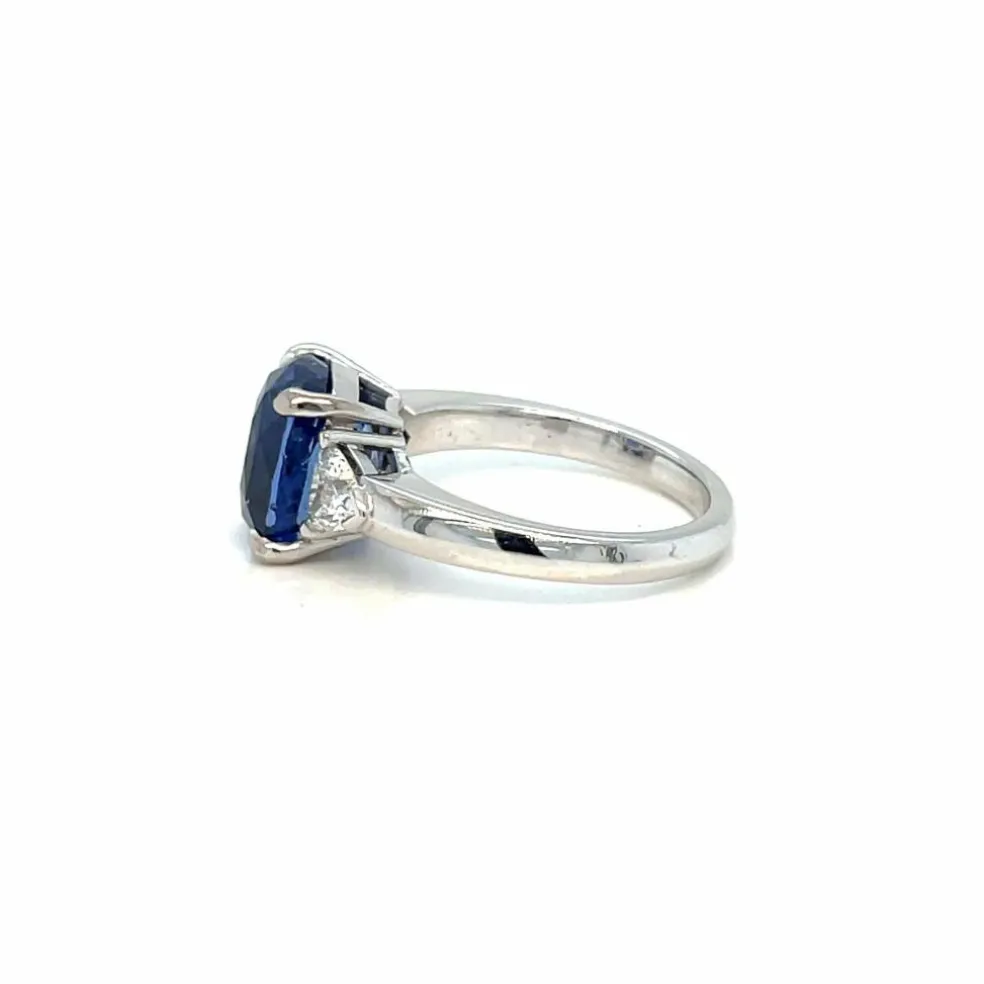 Bague Saphir 6 carats Diamants