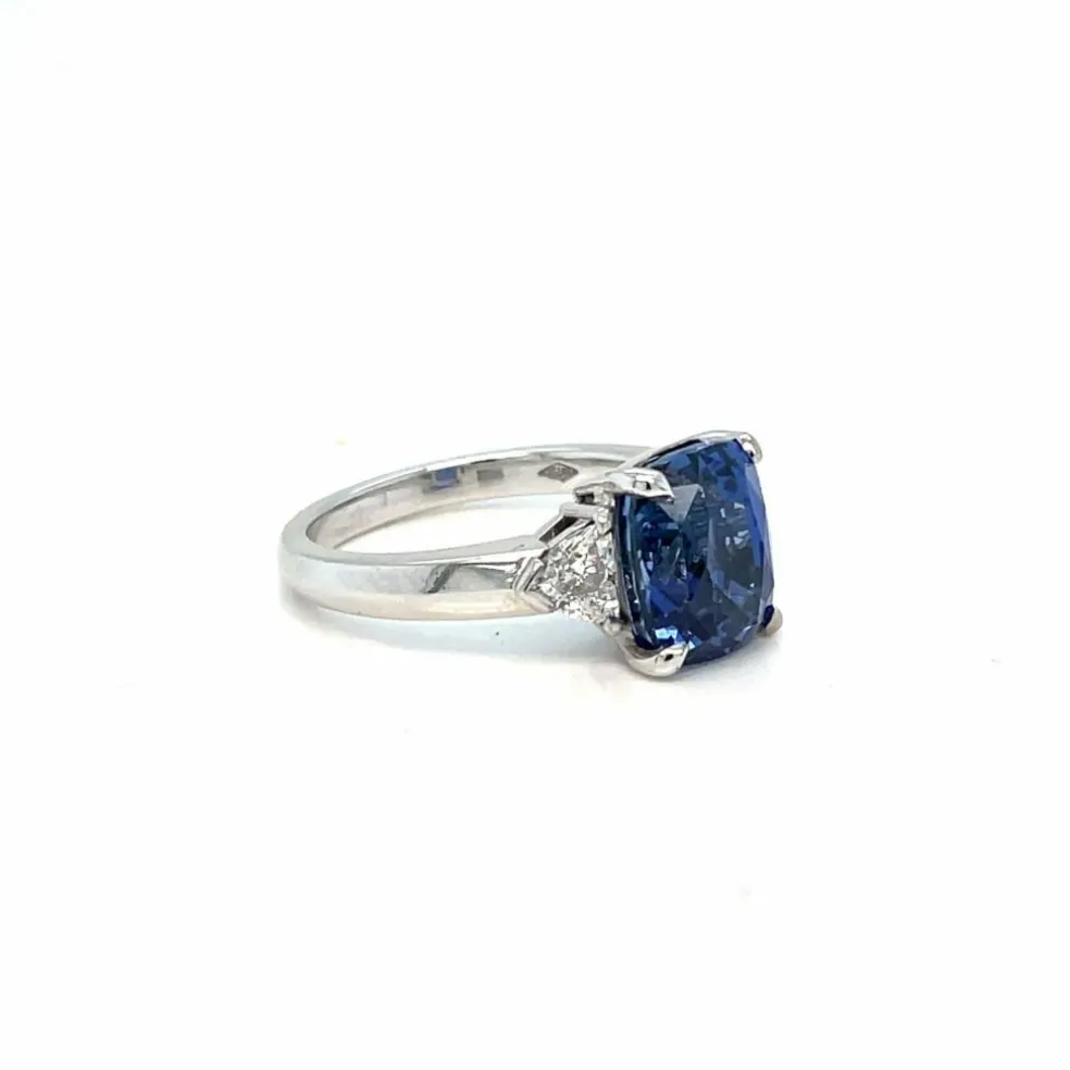 Bague Saphir 6 carats Diamants