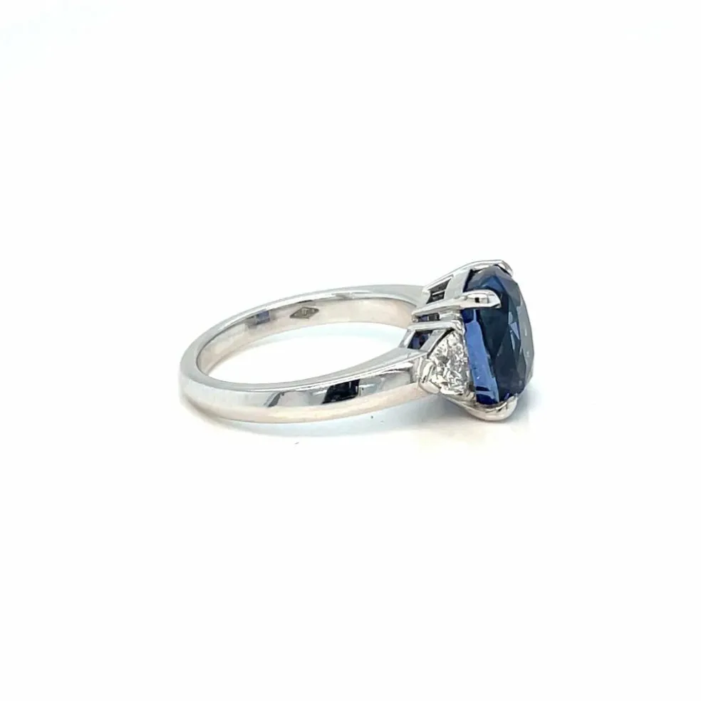 Bague Saphir 6 carats Diamants