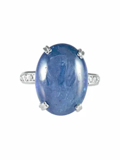 Bague Saphir Cabochon