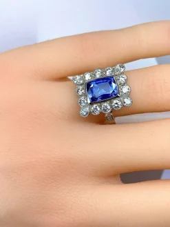 Bague Saphir Ceylan Exceptionnel