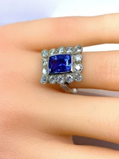 Bague Saphir Ceylan Exceptionnel