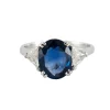 Bague Saphir 2.64ct et Diamants