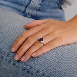 Bague Saphir 2.64ct et Diamants
