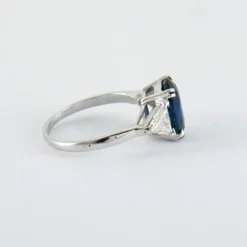 Bague Saphir 2.64ct et Diamants