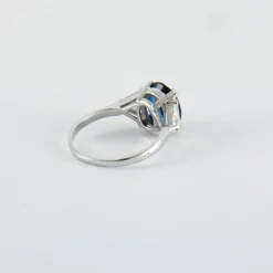 Bague Saphir 2.64ct et Diamants