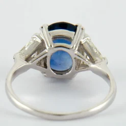 Bague Saphir 2.64ct et Diamants