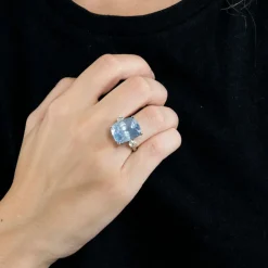 Bague Saphir de Ceylan 25ct