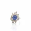 Bague saphir de 2,51cts et diamants