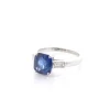 Bague saphir de 2,22cts et diamants