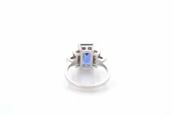 Bague saphir de 4,26cts et diamants