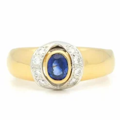 Bague Saphir Diamant