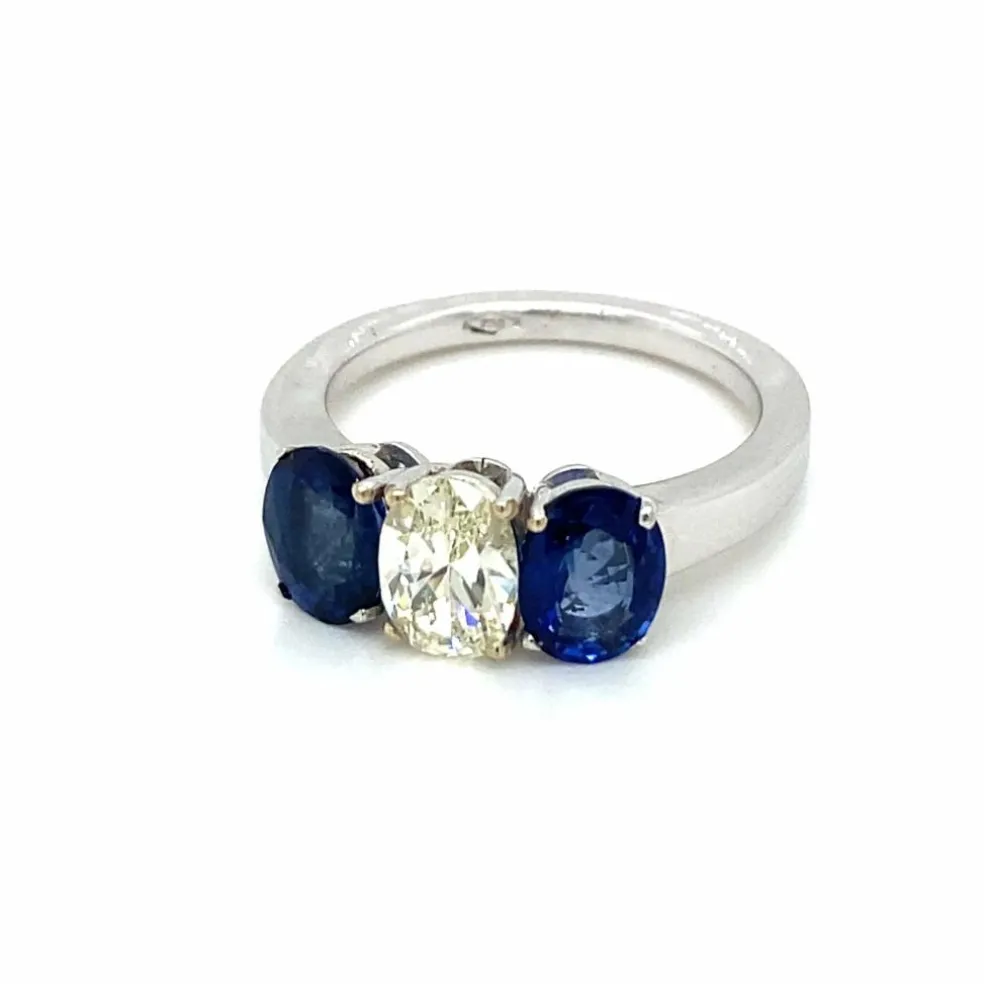 Bague Saphir Diamant