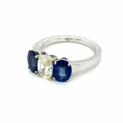 Bague Saphir Diamant