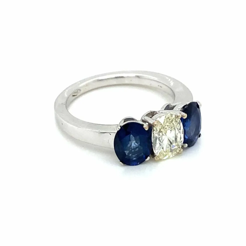 Bague Saphir Diamant