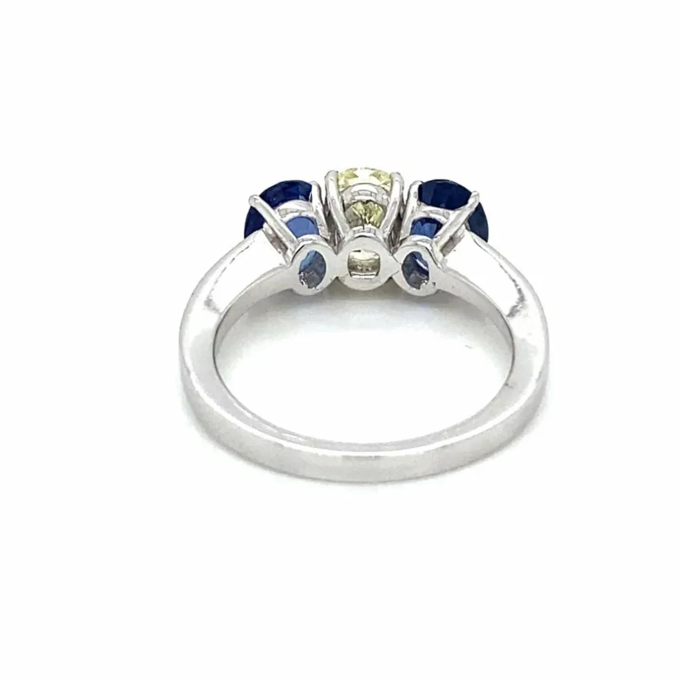 Bague Saphir Diamant