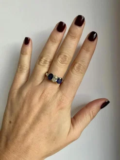 Bague Saphir Diamant
