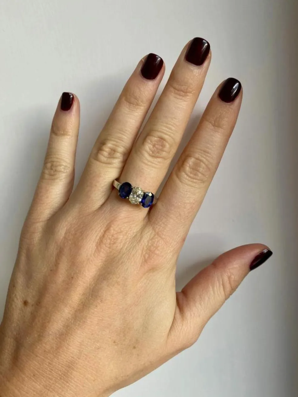 Bague Saphir Diamant