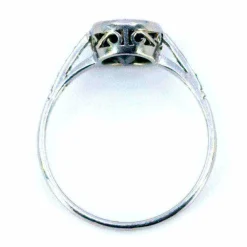 Bague Saphir, Diamant, Platine