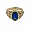 Bague Saphir Diamants