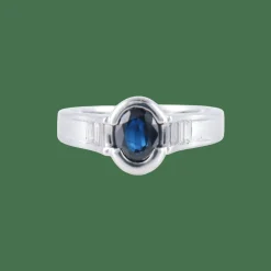Bague Saphir Diamants