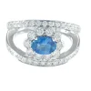 BAGUE SAPHIR DIAMANTS