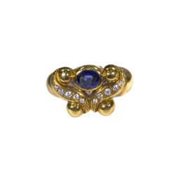 Bague Saphir Diamants