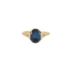 Bague saphir diamants