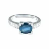 BAGUE SAPHIR DIAMANTS