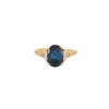 Bague saphir diamants