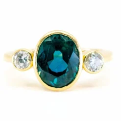 Bague Saphir, Diamants