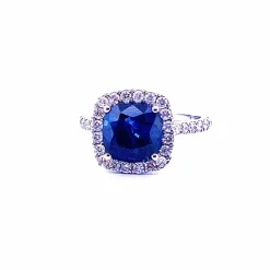 Bague Saphir Diamants